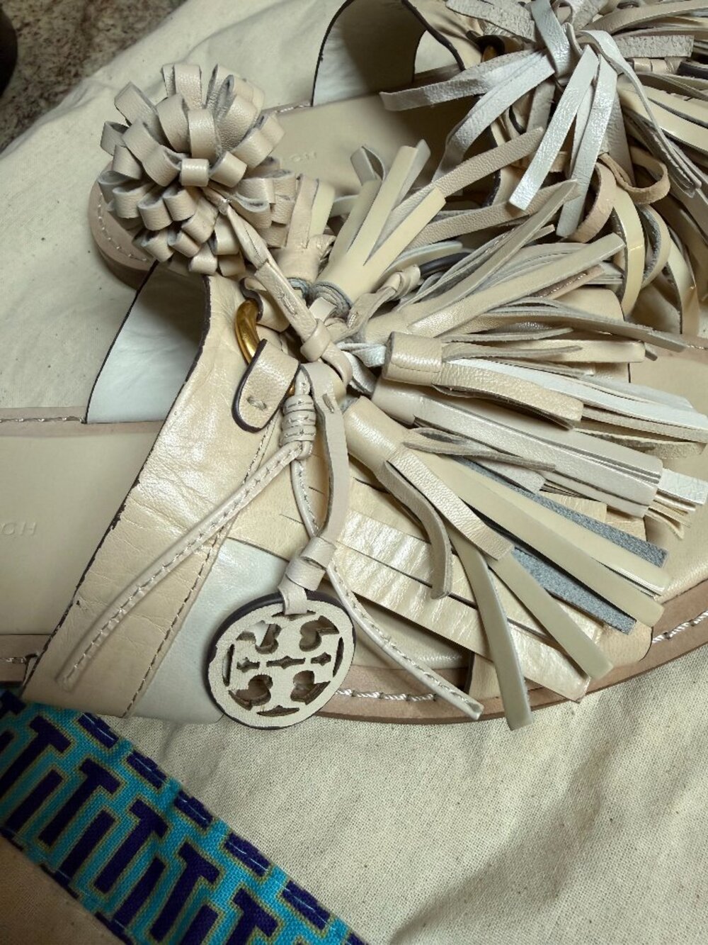 Tory Burch Leather Sandals - Picture 2 of 6